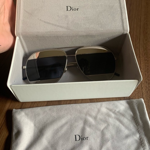 Christian Dior Split Aviator Sunglasses - Picture 3 of 4